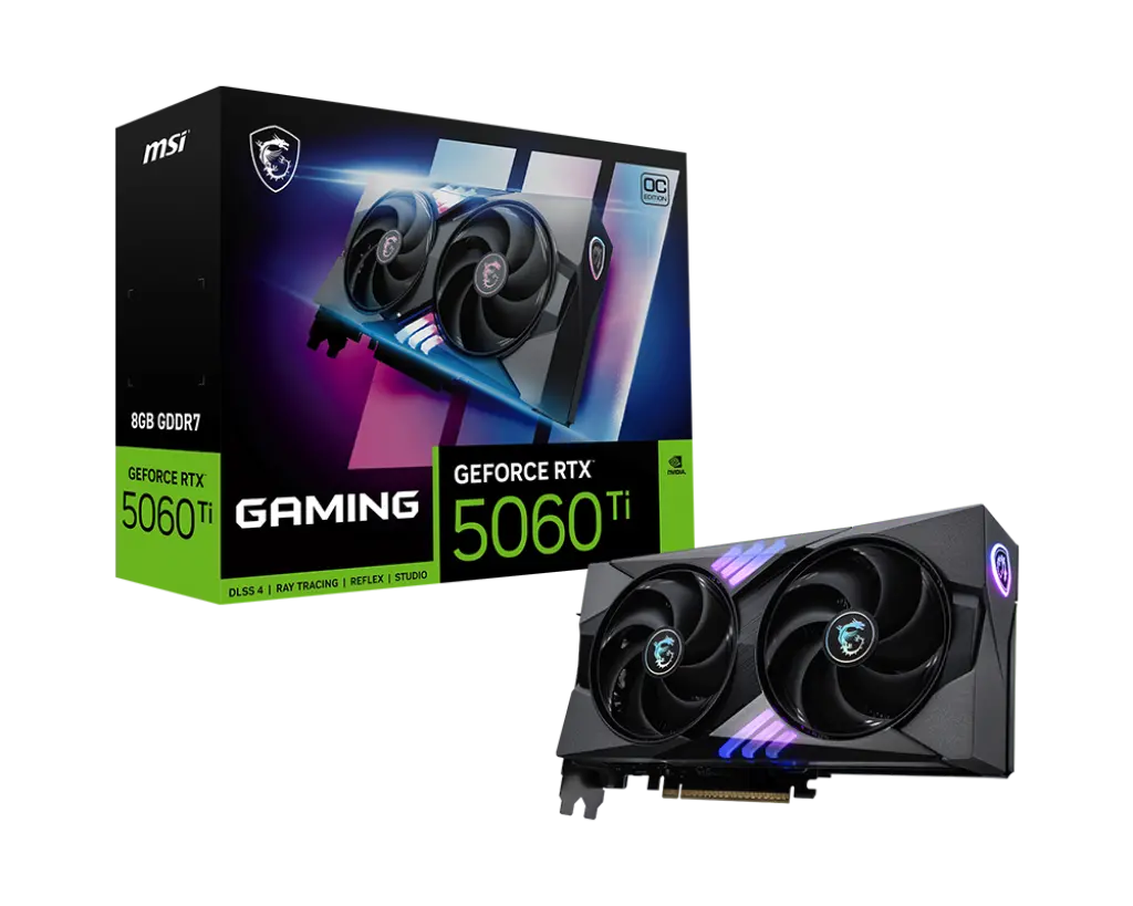 MSI GeForce RTX 5060 Ti 8G GAMING OC Graphics Card
