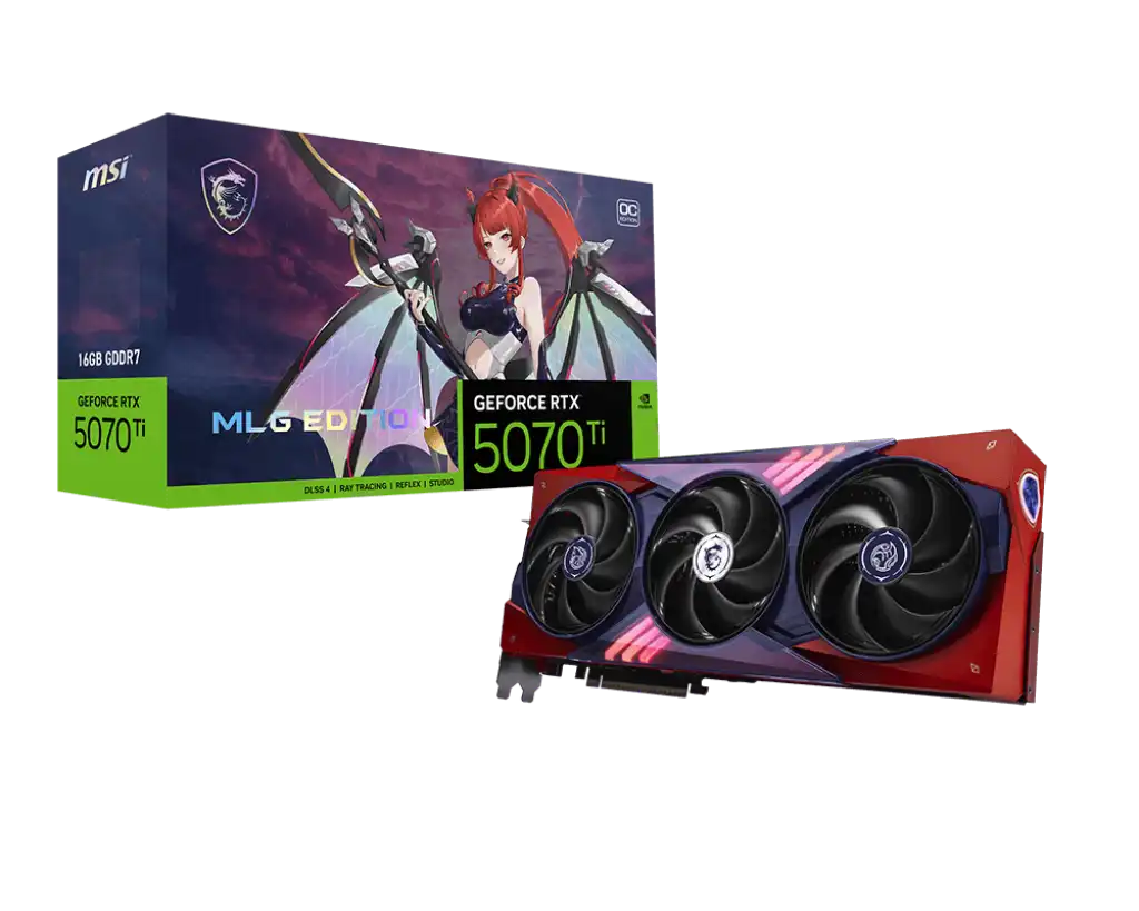 MSI GeForce RTX 5070 Ti 16G MLG EDITION OC Graphics Card