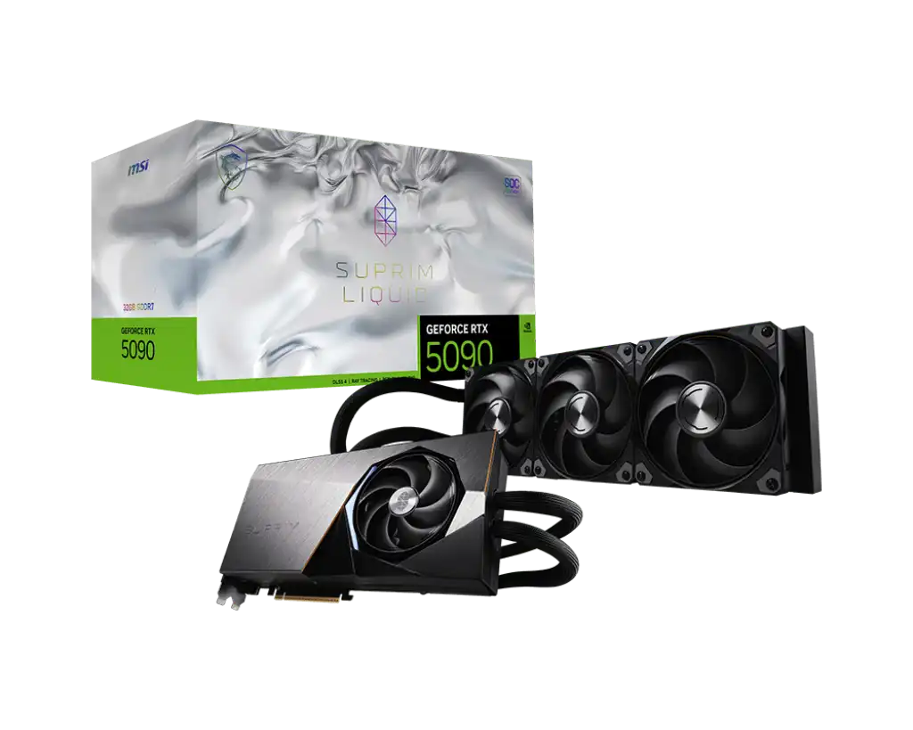 MSI GeForce RTX 5090 32G SUPRIM LIQUID SOC Graphics Card