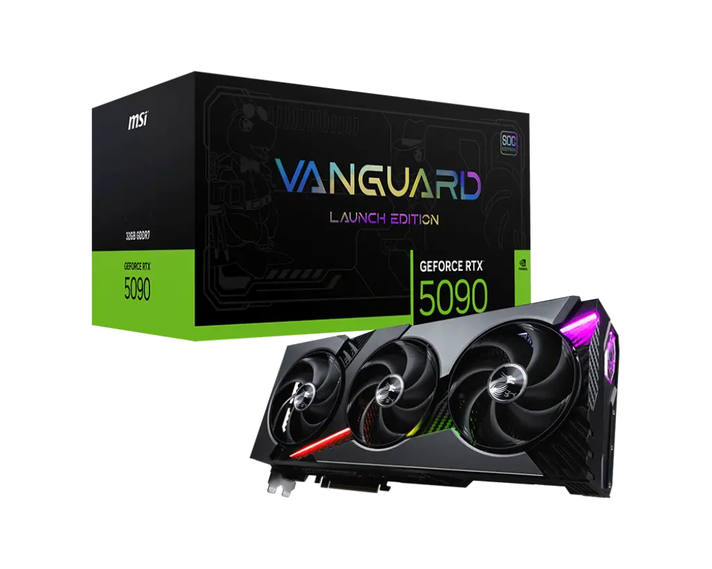MSI GeForce RTX 5090 32G VANGUARD SOC Launch Edition Graphics Card