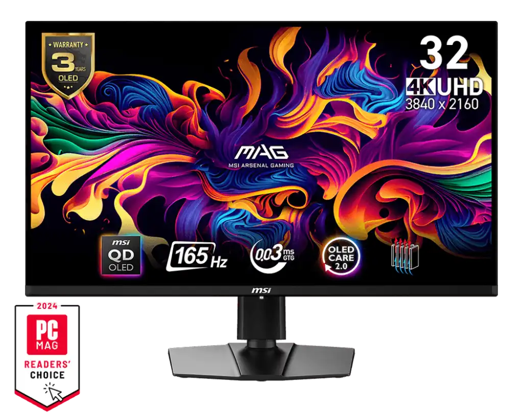 MSI MAG 321UP QD-OLED 32" 4K QD-OLED 165Hz Monitor