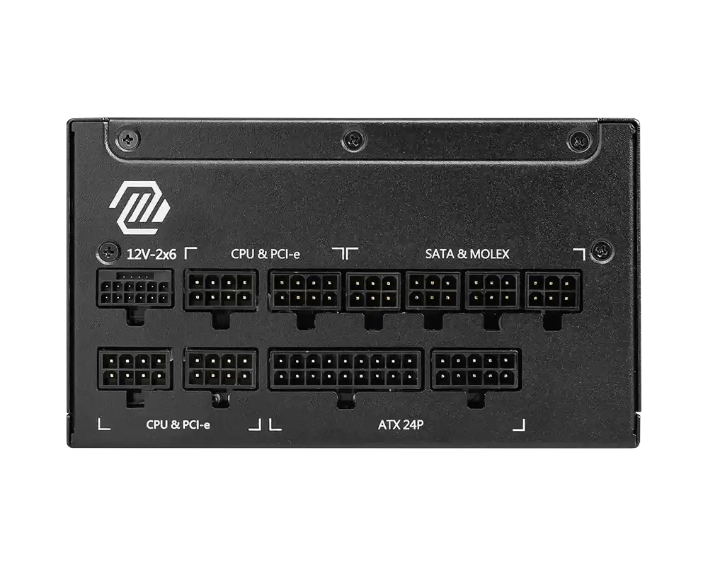 MSI MAG A1000GL PCIE5 1000W 80 Plus Gold Power Supply 3