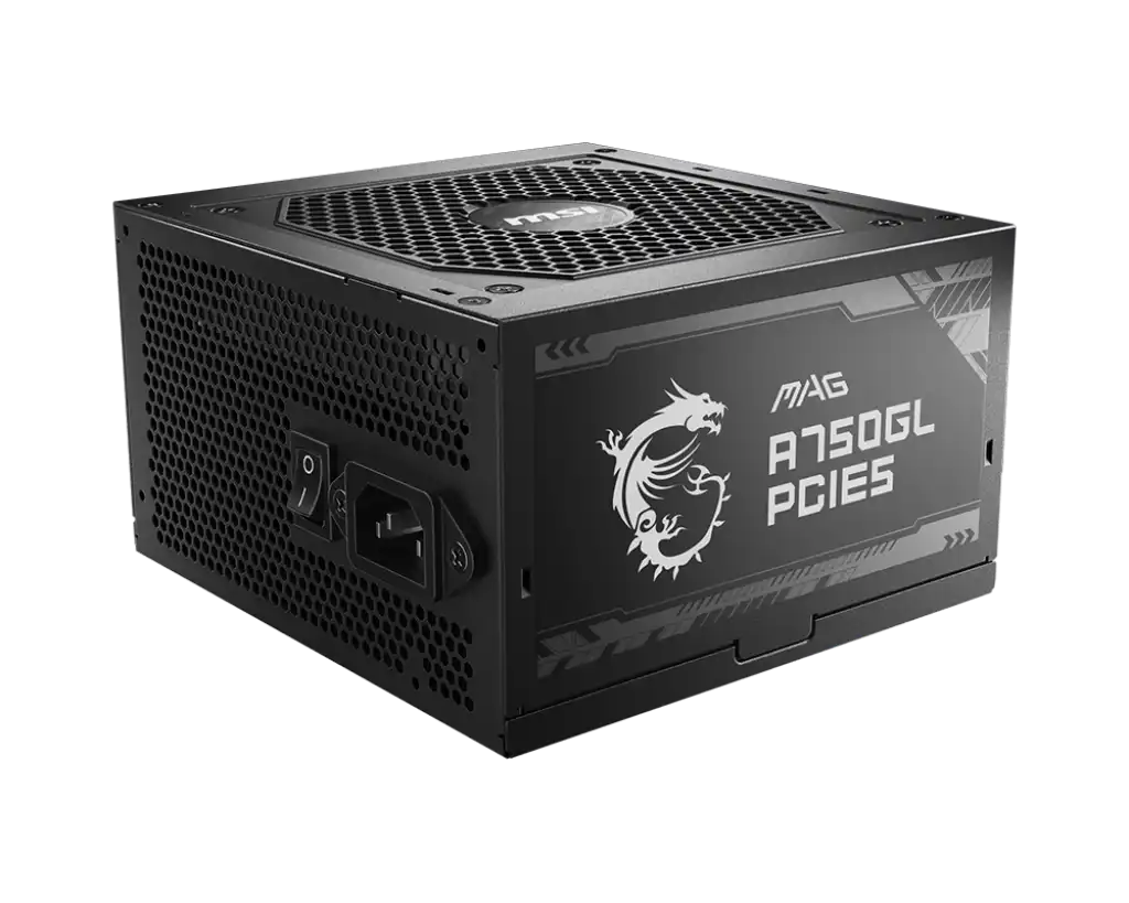MSI MAG A750GL PCIE5 750W 80 Plus Gold Power Supply 2