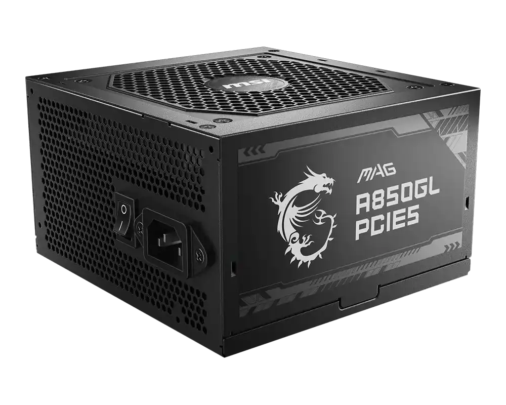 MSI MAG A850GL PCIE5 850W 80 Plus Gold Power Supply