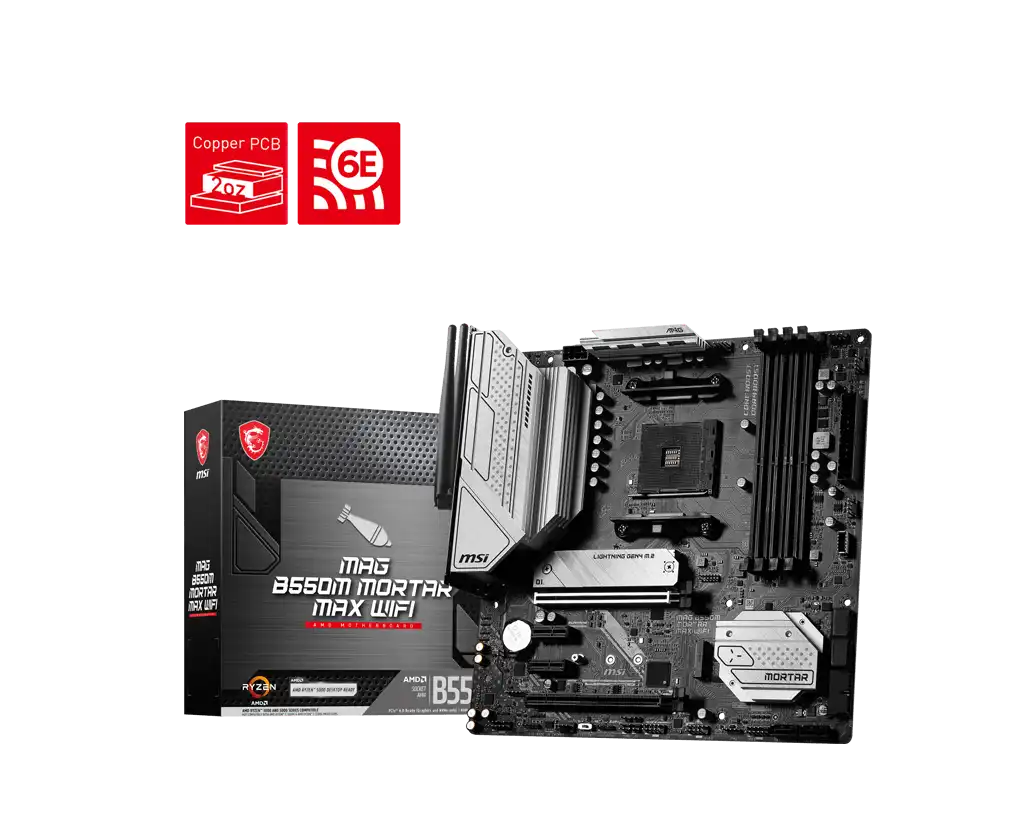MSI MAG B550M MORTAR MAX WIFI Motherboard