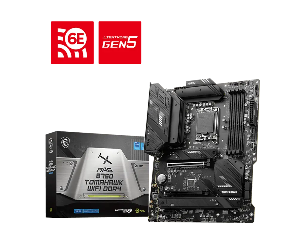 MSI MAG B760 TOMAHAWK WIFI DDR4 Motherboard