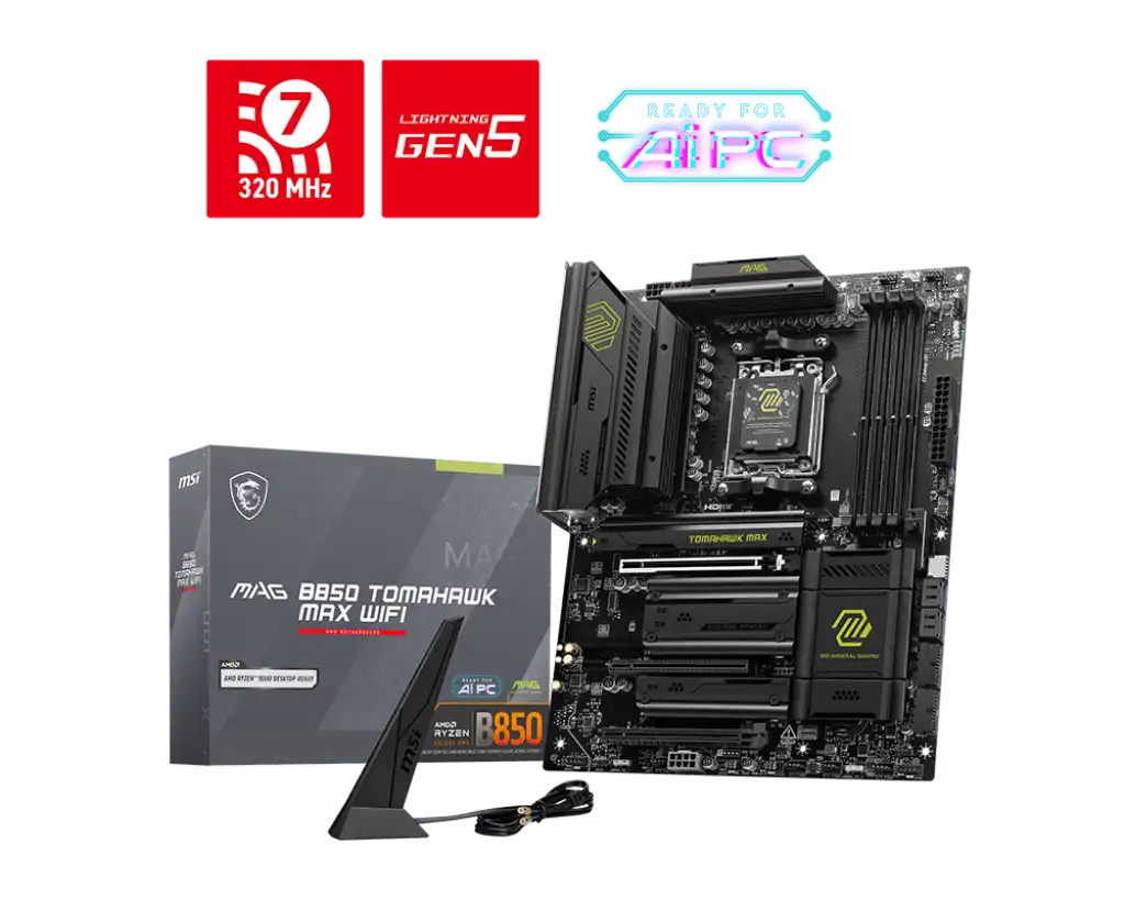 MSI MAG B850 TOMAHAWK MAX WIFI Motherboard