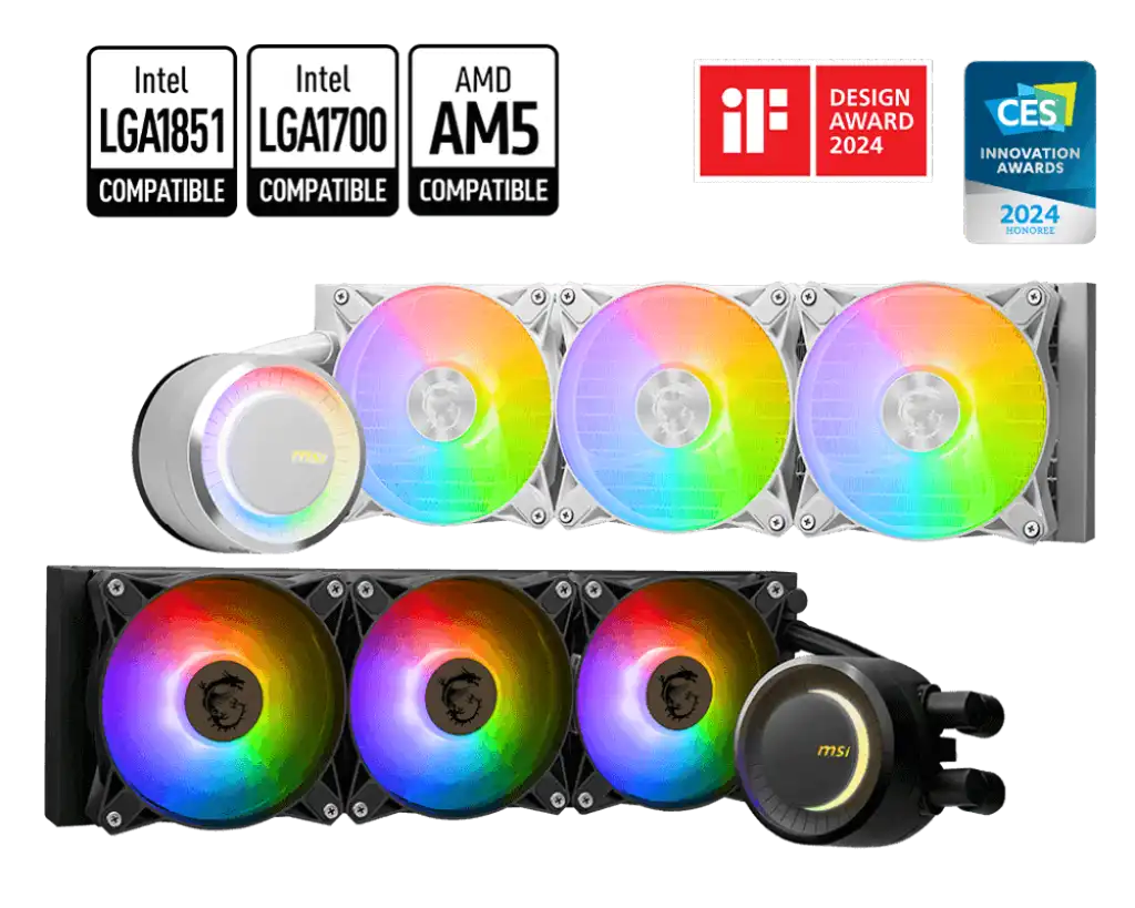 MSI MAG CORELIQUID E360 Liquid Cooler - White