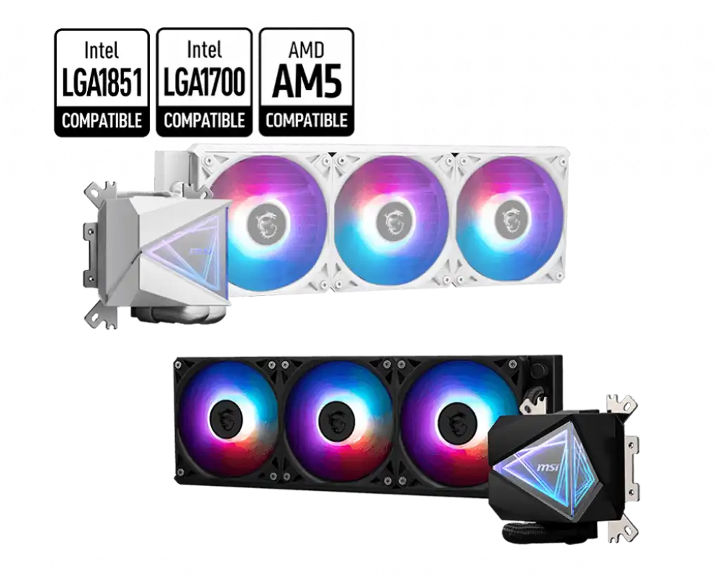 MSI MAG CORELIQUID I360 Liquid Cooler - White