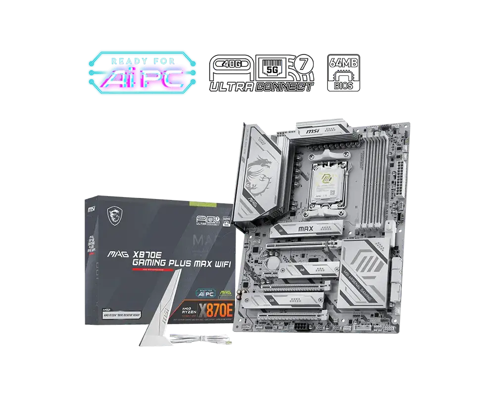 MSI MAG X870E GAMING PLUS MAX WIFI Motherboard