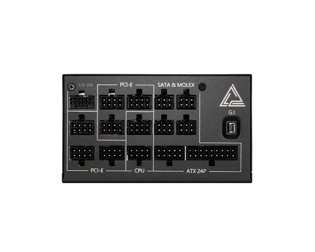MSI MEG Ai1300P PCIE5 1300W 80 Plus Platinum Power Supply 2