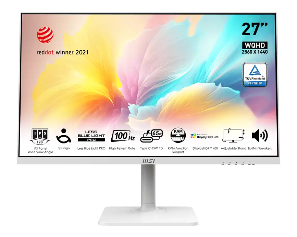 MSI Modern MD272QXPW 27" 2K IPS 100Hz Monitor