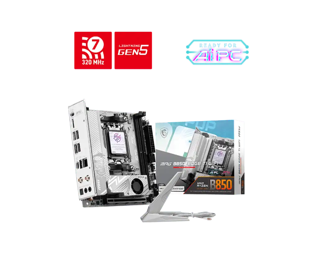 MSI MPG B850I Edge Ti WIFI Motherboard 1