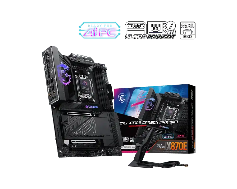 MSI MPG X870E CARBON MAX WIFI Motherboard