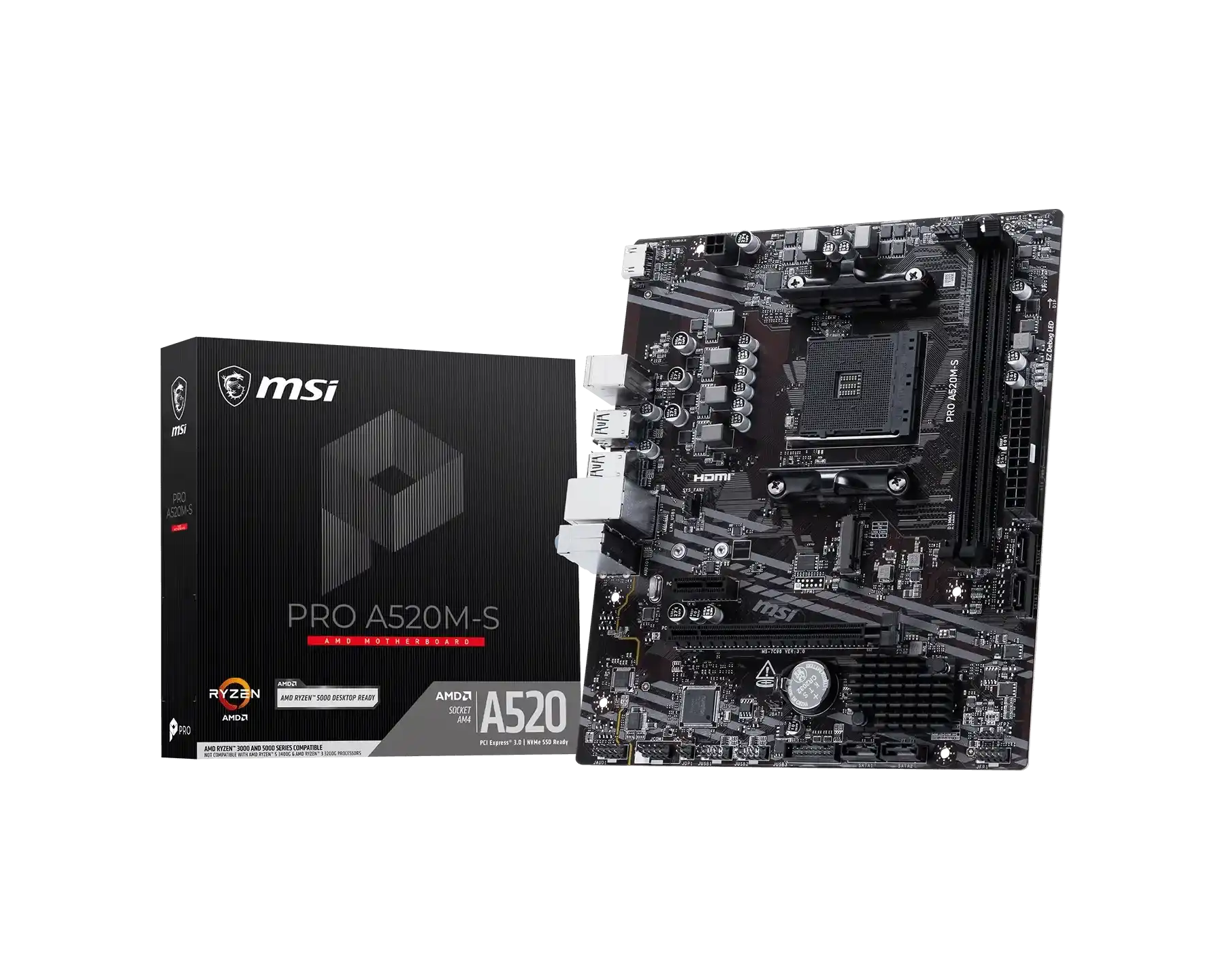 MSI PRO A520M-S Motherboard