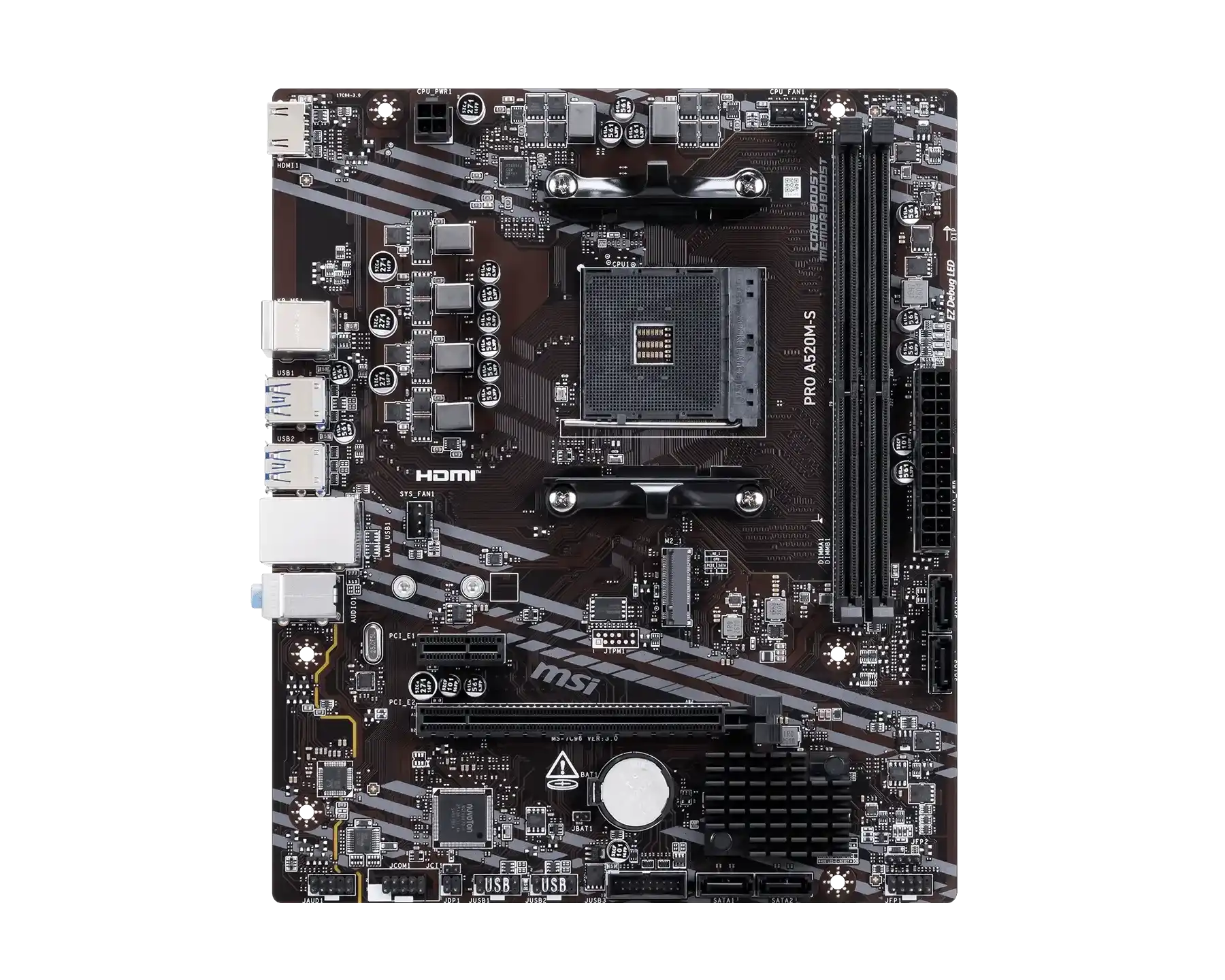 MSI PRO A520M-S Motherboard 2
