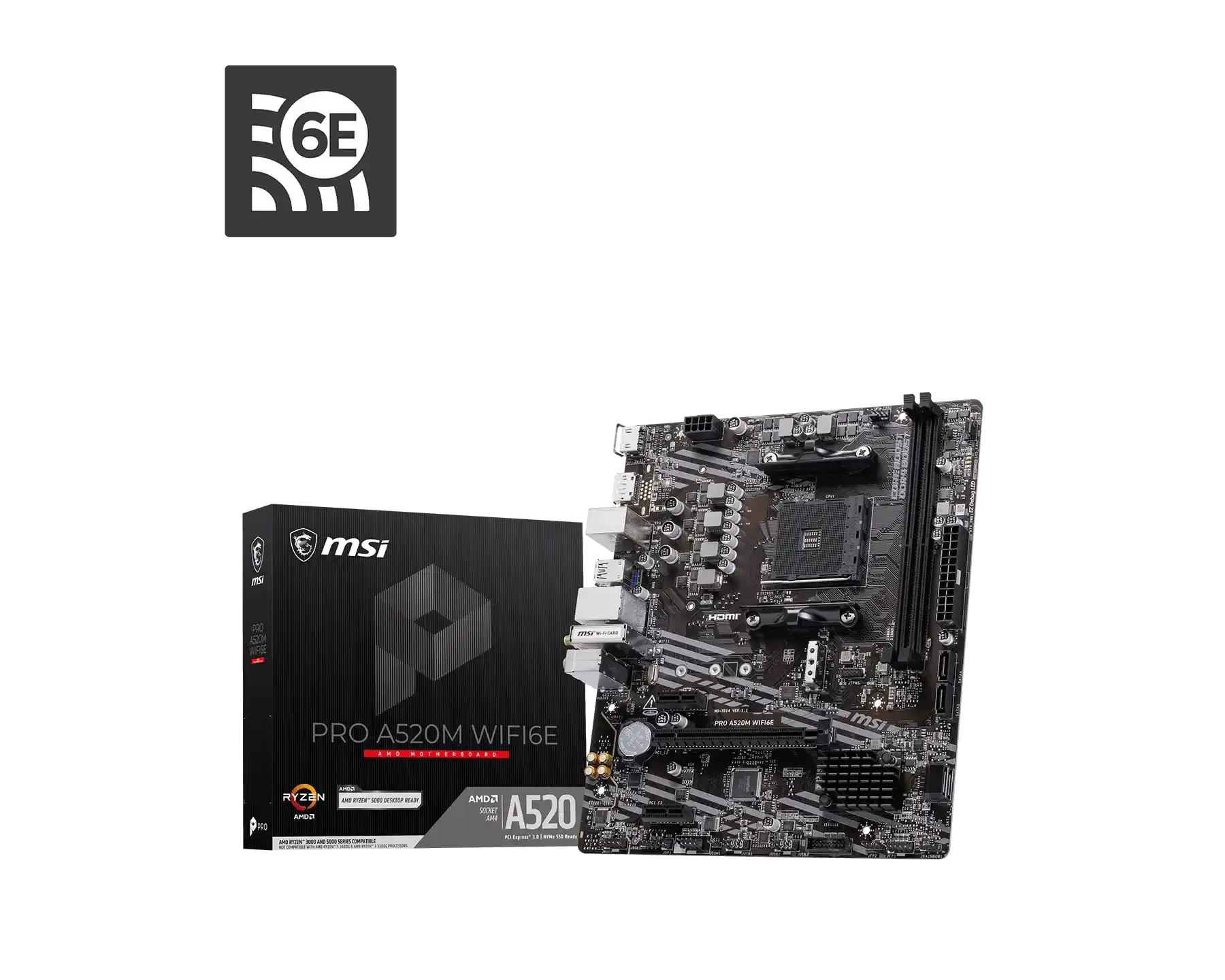 MSI PRO A520M WIFI6E Motherboard 1