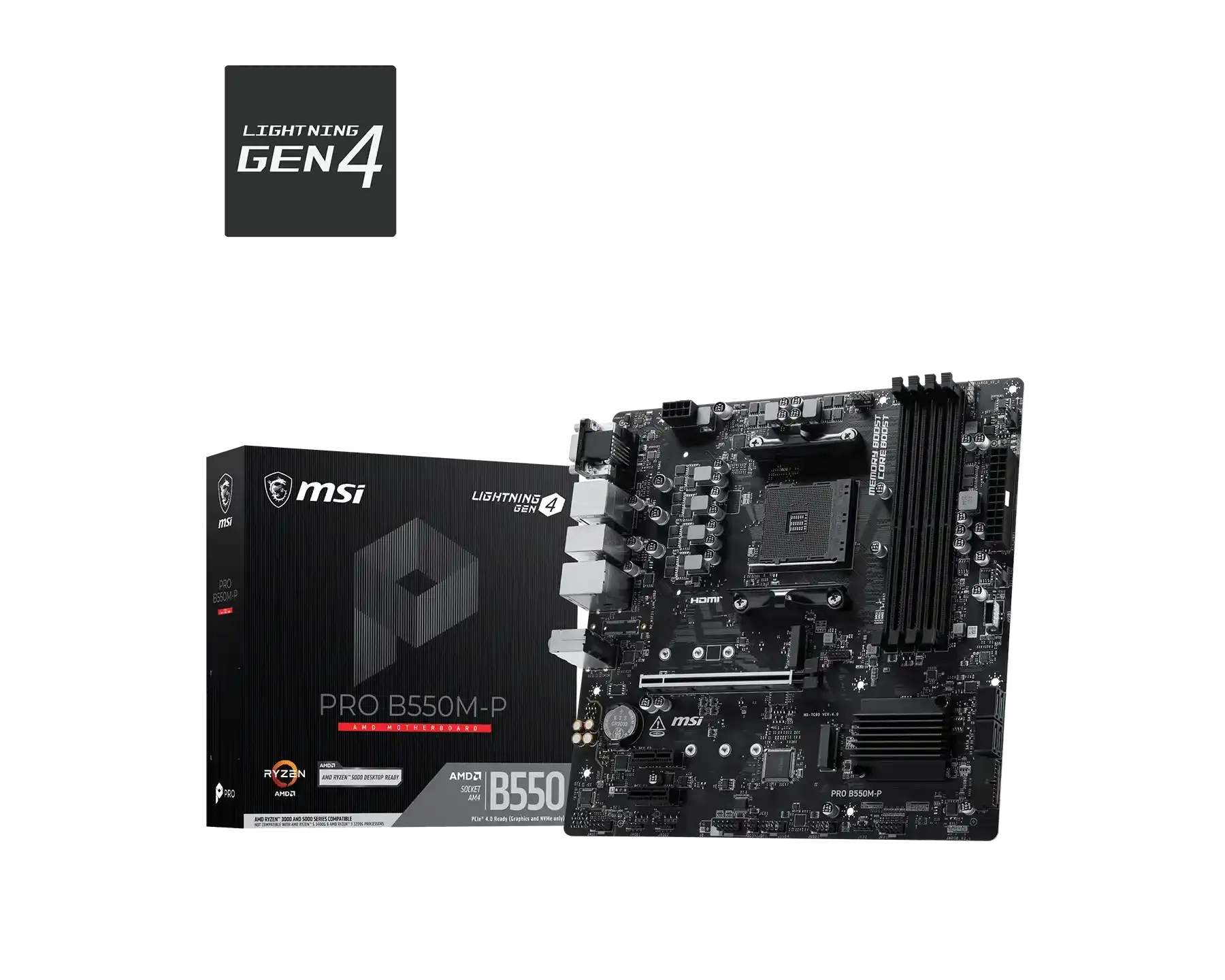 MSI PRO B550M-P Motherboard