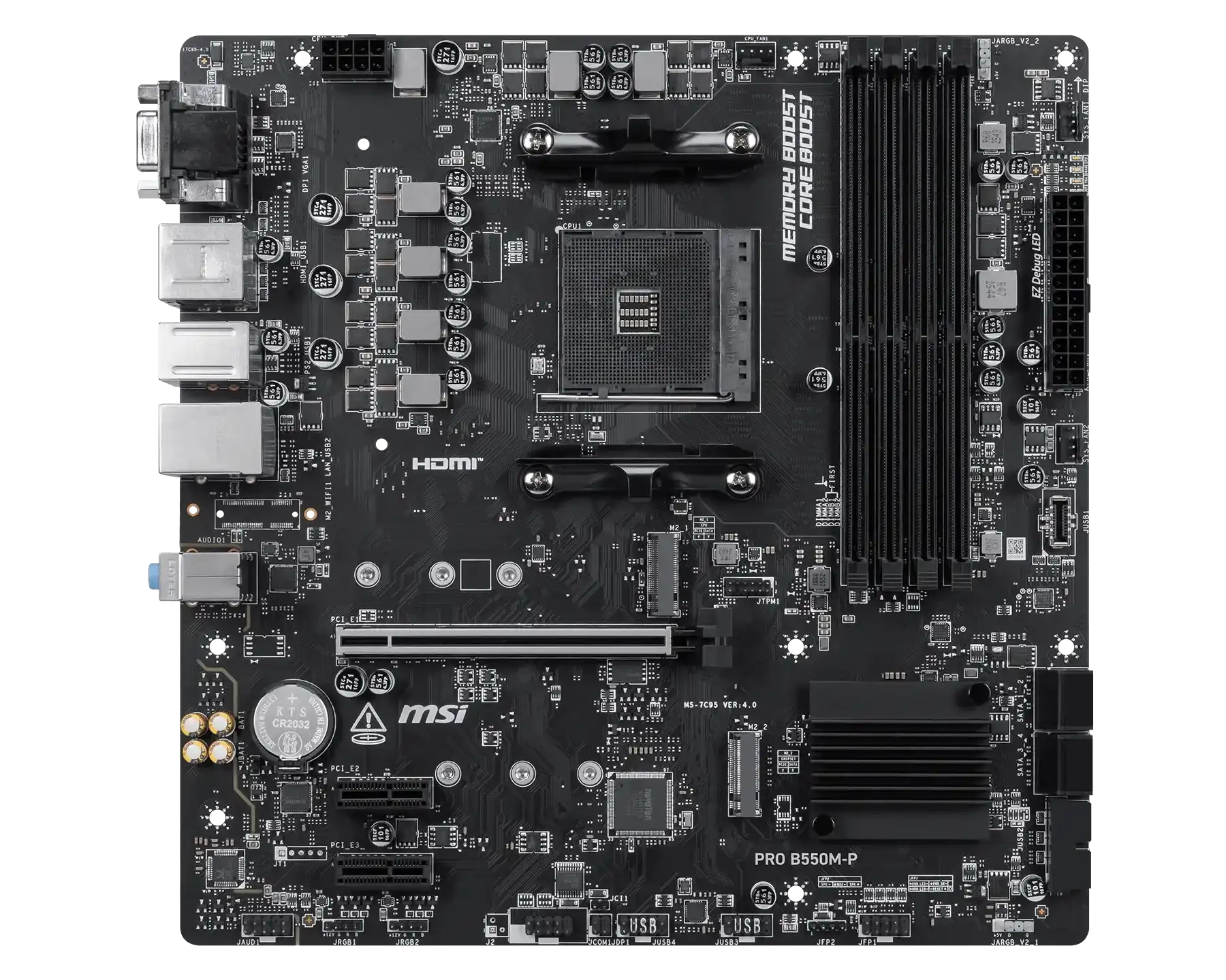 MSI PRO B550M-P Motherboard 2