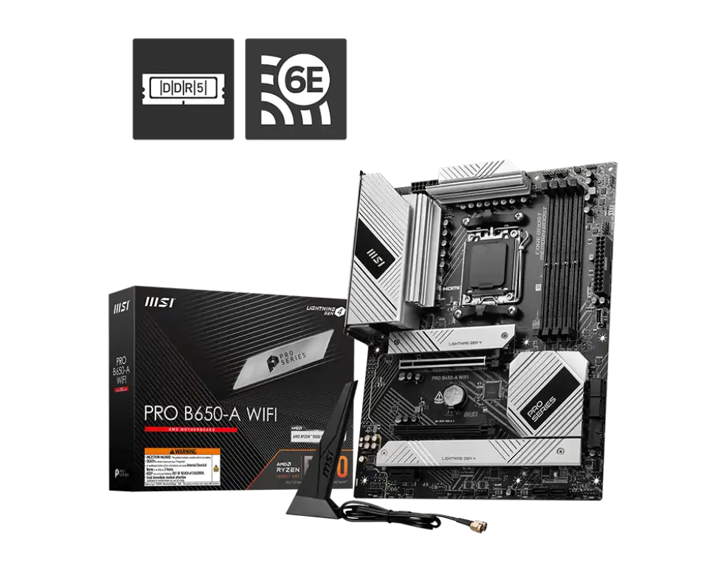 MSI PRO B650-A WIFI Motherboard 1