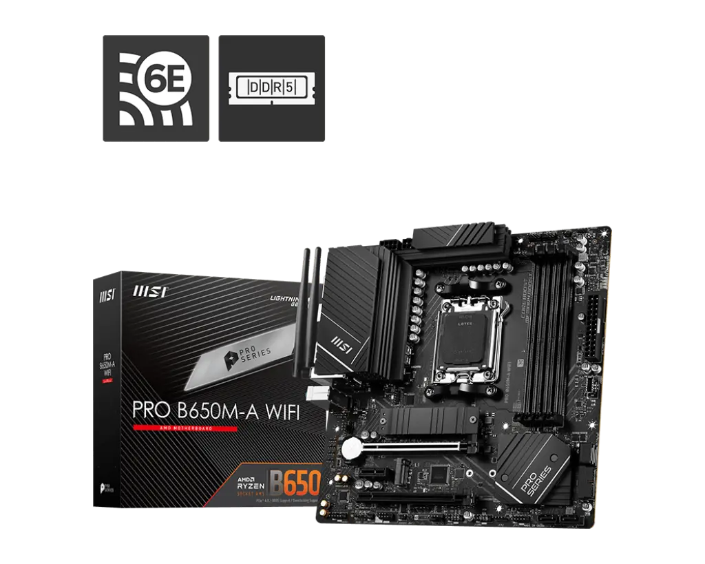 MSI PRO B650M-A WIFI Motherboard