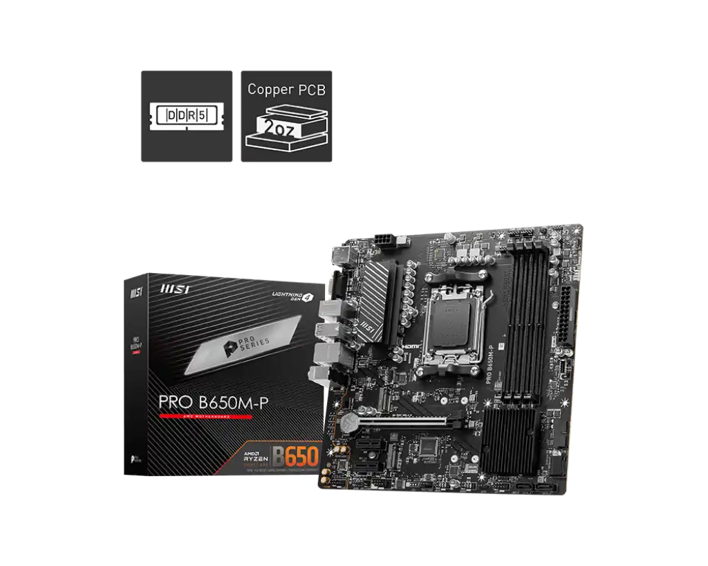 MSI PRO B650M-P Motherboard