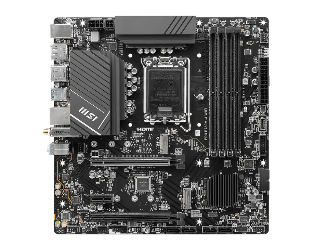 MSI PRO B760M-A WIFI Motherboard 5