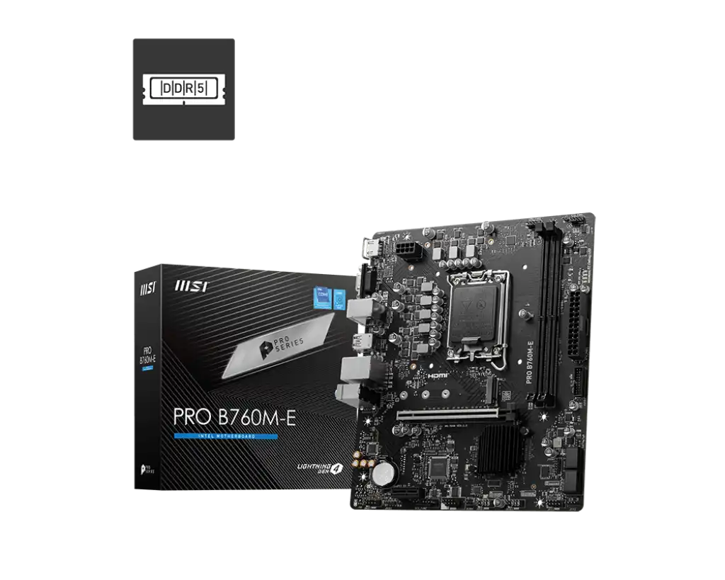 MSI PRO B760M-E Motherboard