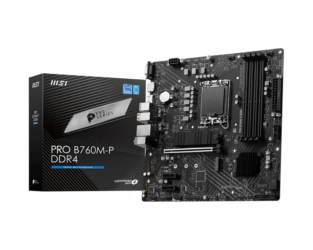 MSI PRO B760M-P DDR4 Motherboard