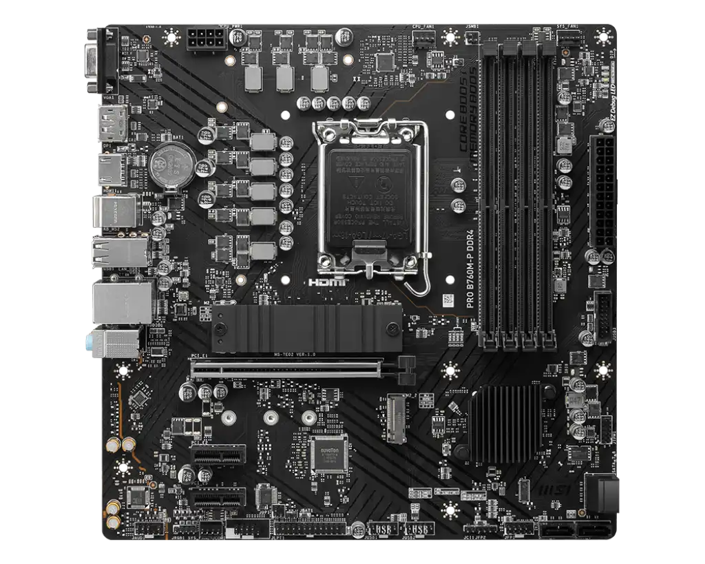 MSI PRO B760M-P DDR4 Motherboard 4