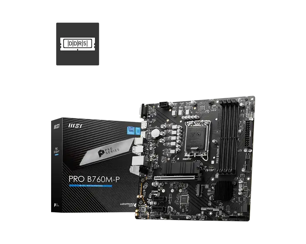 MSI PRO B760M-P Motherboard 1