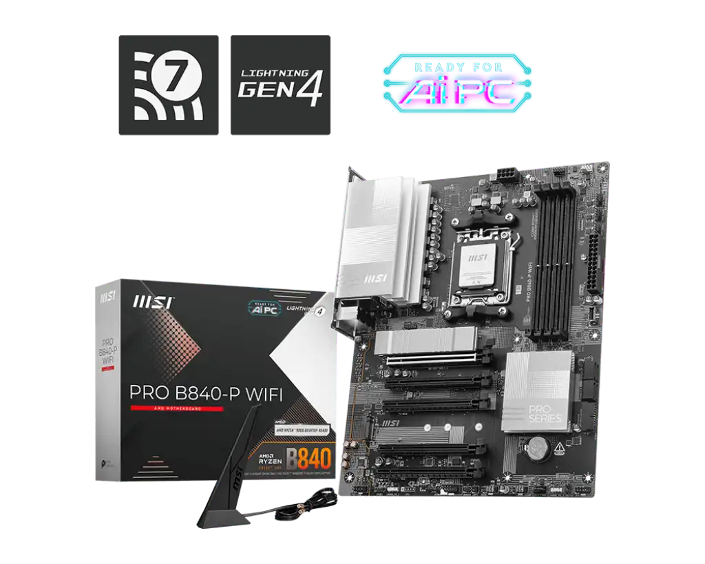 MSI PRO B840-P WIFI Motherboard
