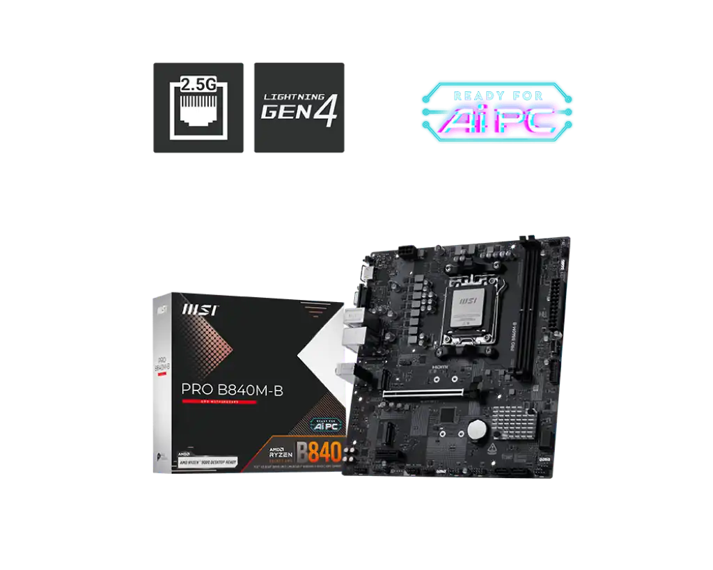 MSI PRO B840M-B Motherboard 1