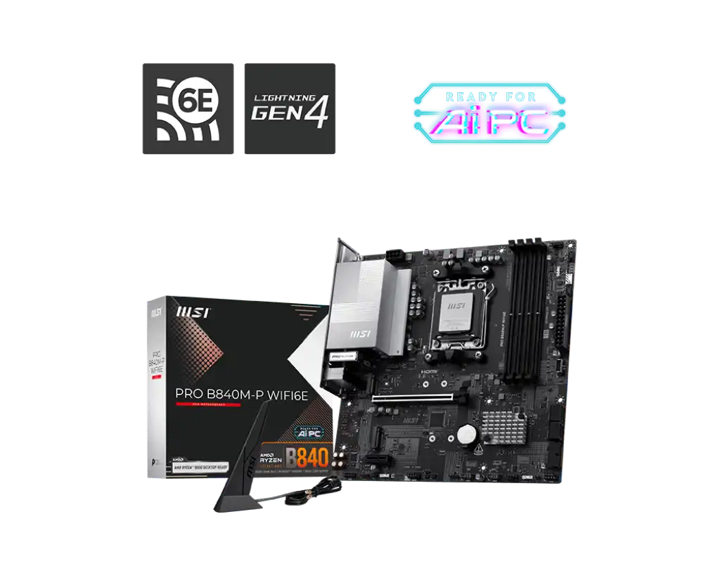 MSI PRO B840M-P WIFI6E Motherboard 1