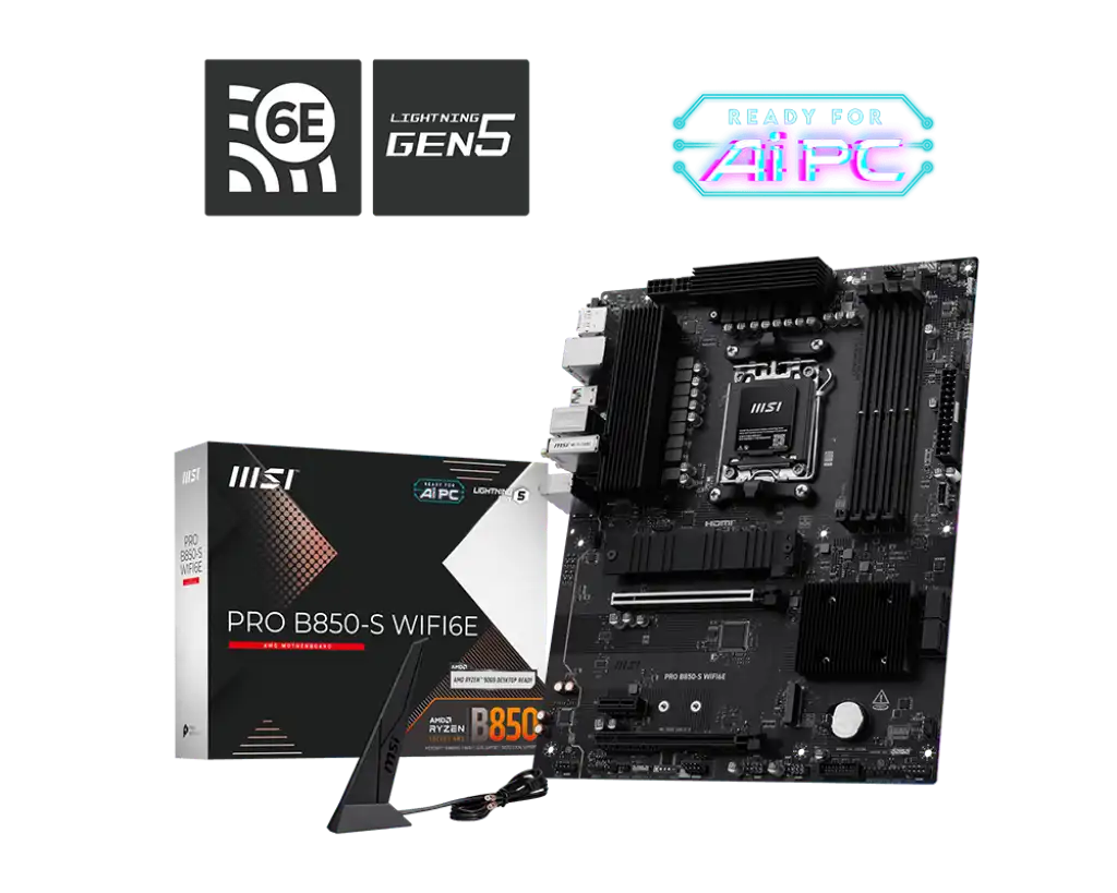 MSI PRO B850-S WIFI6E Motherboard