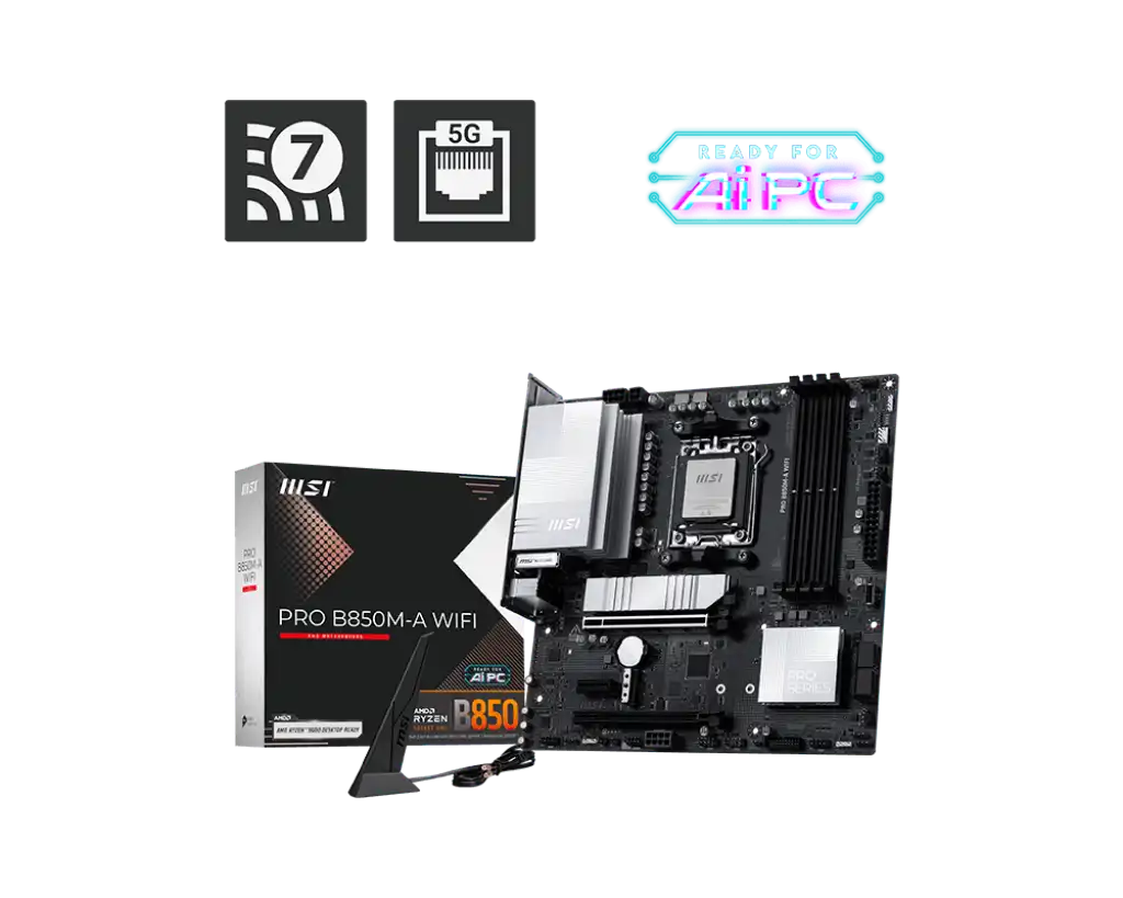 MSI PRO B850M-A WIFI Motherboard
