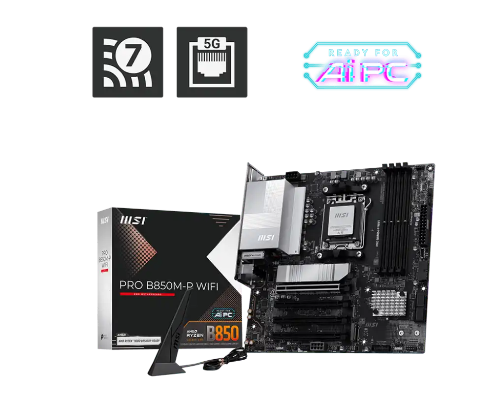 MSI PRO B850M-P WIFI Motherboard