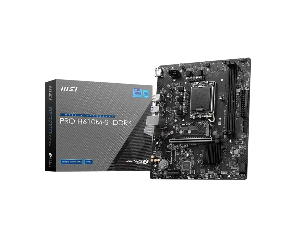MSI PRO H610M-S DDR4 Motherboard