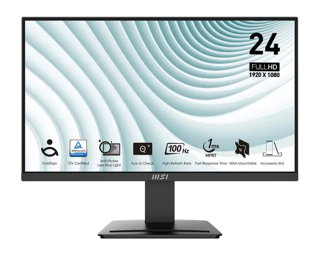 MSI PRO MP2412 23.8" FHD VA 100Hz Monitor