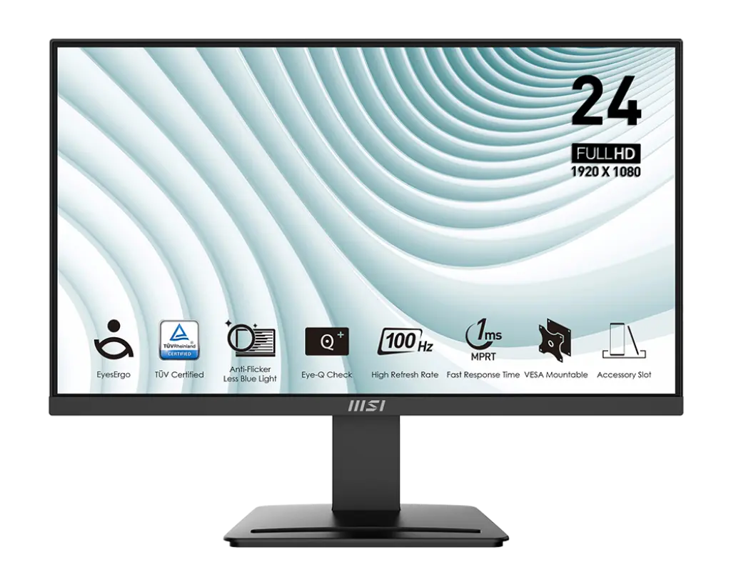 MSI PRO MP2412 23.8" FHD VA 100Hz Monitor