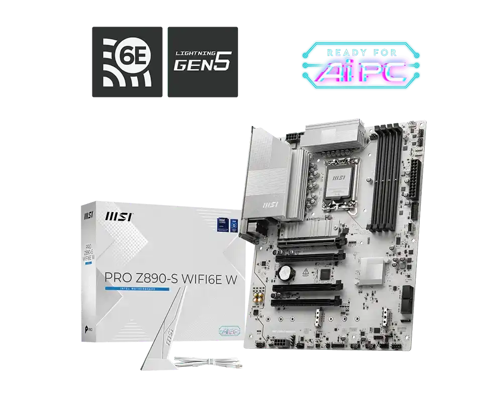 MSI PRO Z890-S WIFI6E W Motherboard