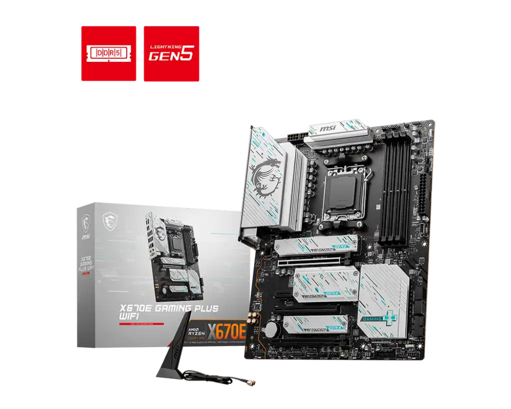 MSI X670E GAMING PLUS WIFI Motherboard 1