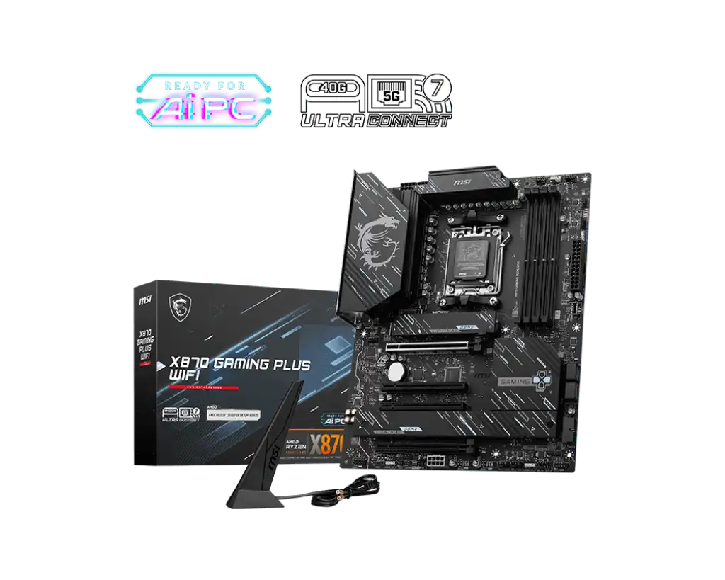 MSI X870 GAMING PLUS WIFI Motherboard 1