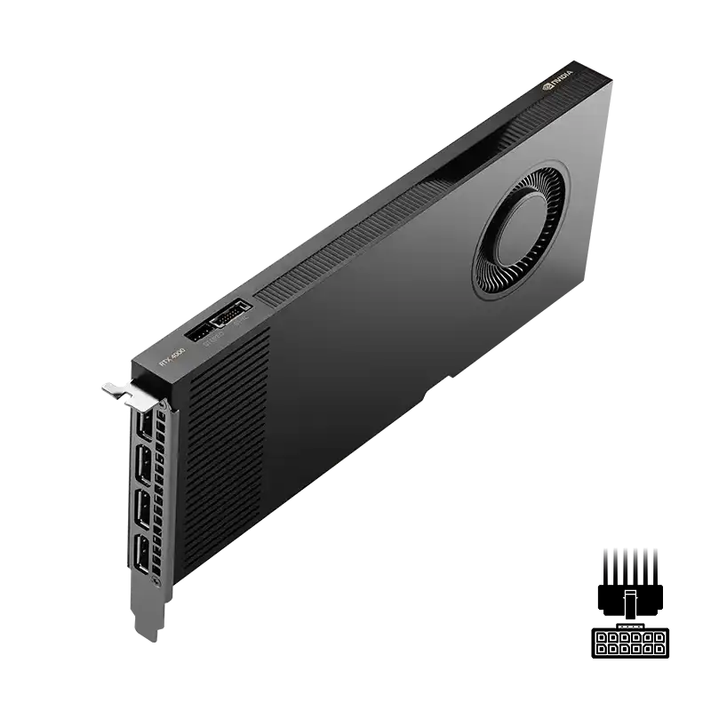 PNY NVIDIA RTX 4000 Ada 20GB GDDR6 Workstation Graphics Card 5