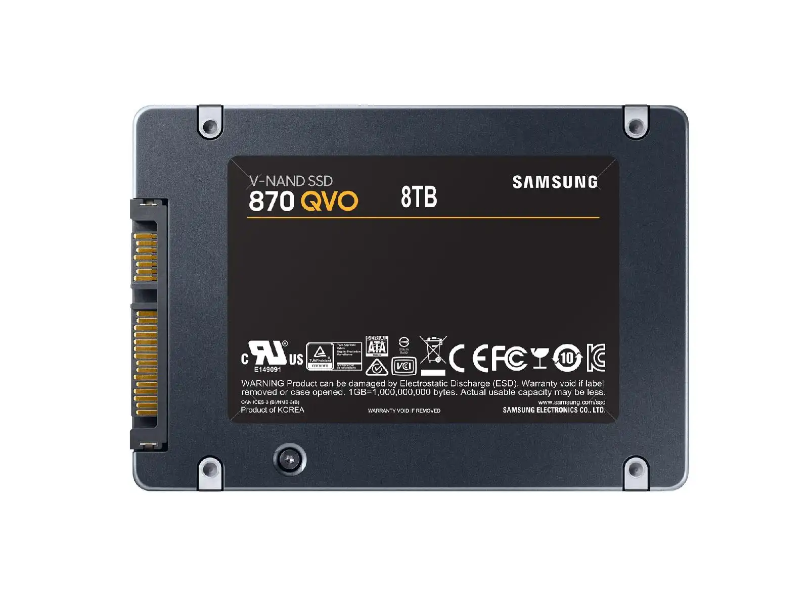Samsung 870 QVO 8TB SATA 2.5 SSD 5