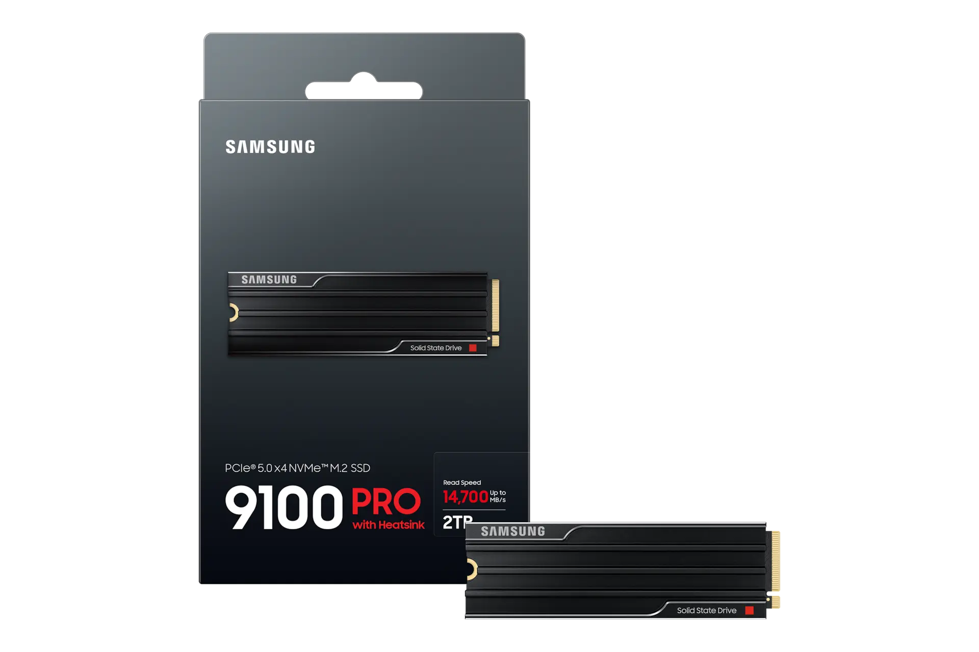 Samsung 9100 PRO 2TB NVMe M.2 SSD with Heatsink