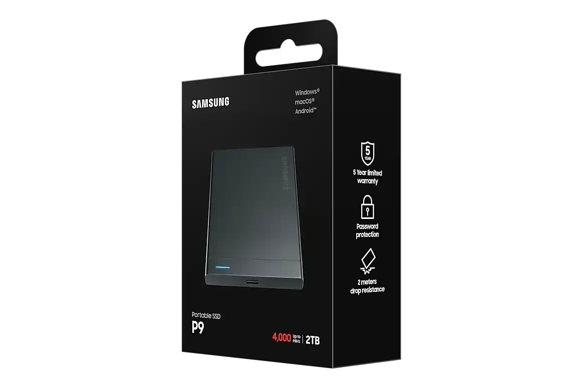 Samsung P9 2TB External SSD - Gray 11
