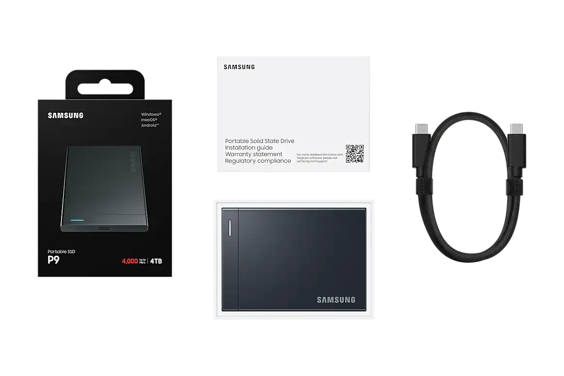 Samsung P9 4TB External SSD - Gray 12