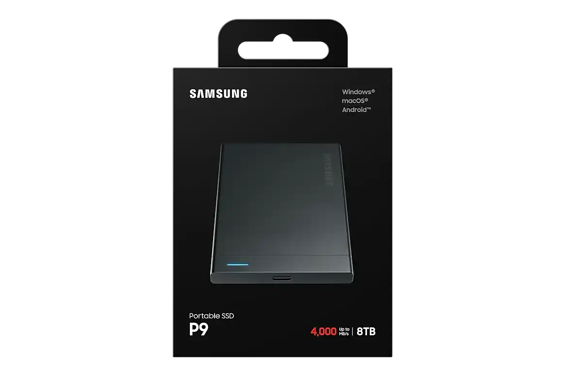 Samsung P9 8TB External SSD - Gray 8
