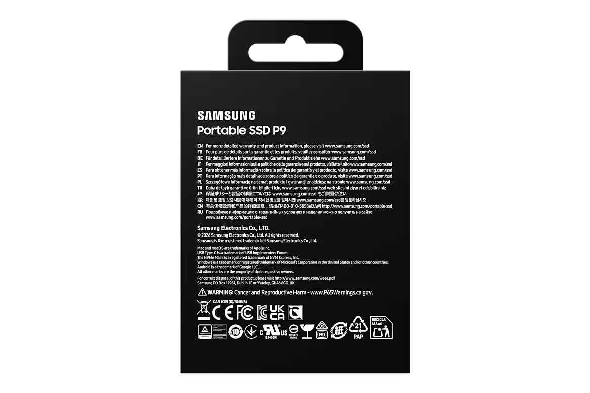Samsung P9 8TB External SSD - Gray 9